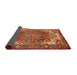 Sideview of Traditional Orange Persian Rug, tr2938