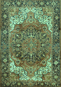 Persian Turquoise Traditional Rug, tr2938turq