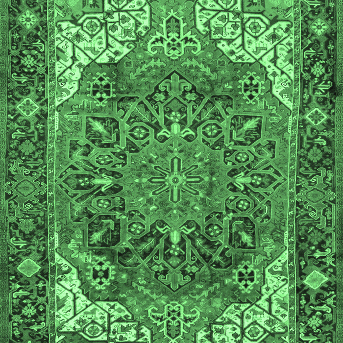 Persian Emerald Green Traditional Rug, tr2938emgrn