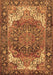 Machine Washable Persian Brown Traditional Rug, wshtr2938brn