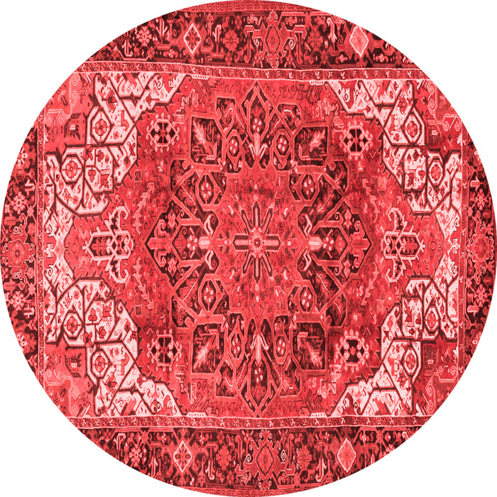 Machine Washable Persian Red Traditional Rug, wshtr2938red