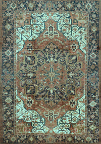 Persian Light Blue Traditional Rug, tr2938lblu