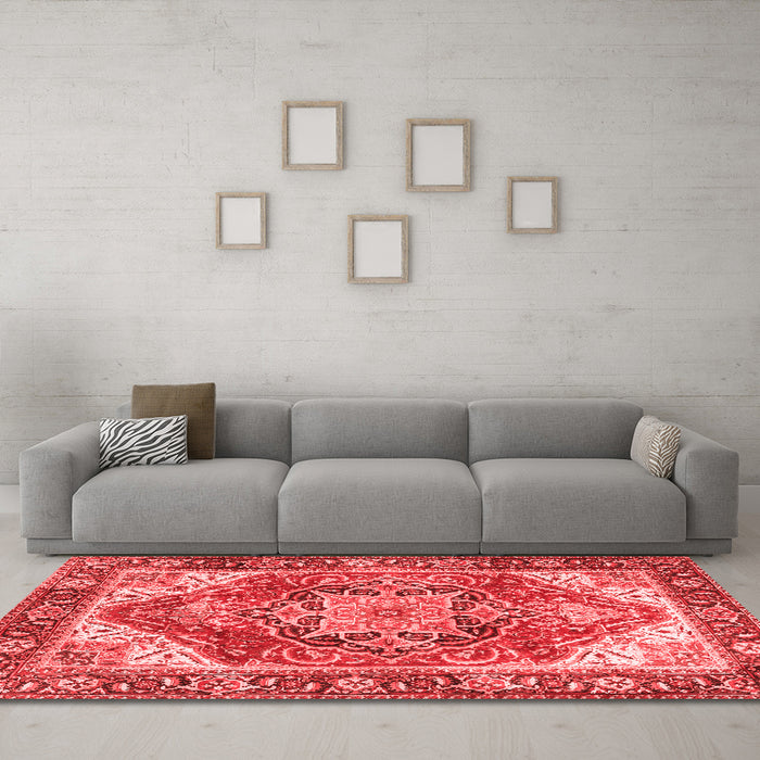 Traditional Red Washable Rugs