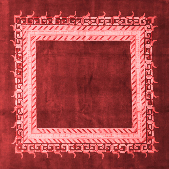 Machine Washable Persian Red Traditional Rug, wshtr293red