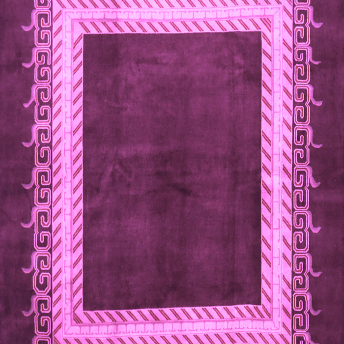 Machine Washable Persian Purple Traditional Area Rugs, wshtr293pur