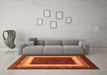 Machine Washable Persian Orange Traditional Area Rugs in a Living Room, wshtr293org