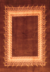 Persian Orange Traditional Rug, tr293org