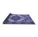 Sideview of Persian Blue Traditional Rug, tr2940blu