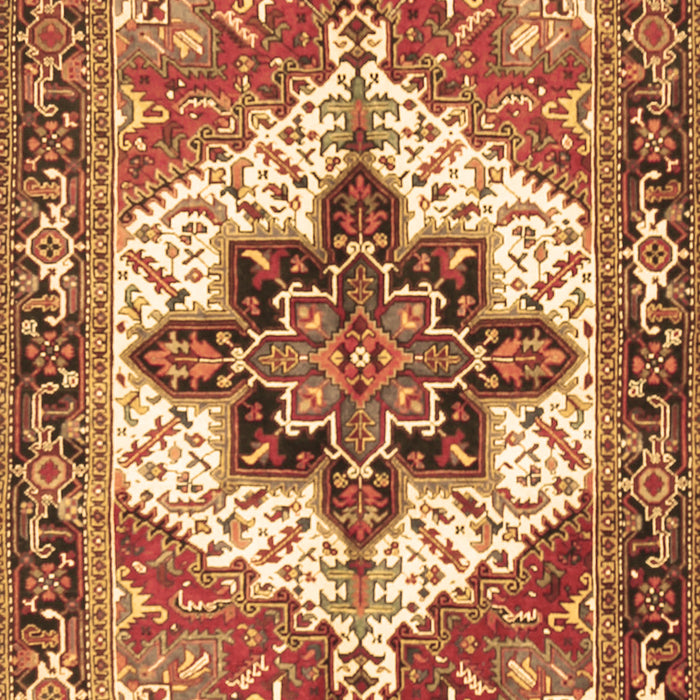 Machine Washable Persian Brown Traditional Rug, wshtr2940brn