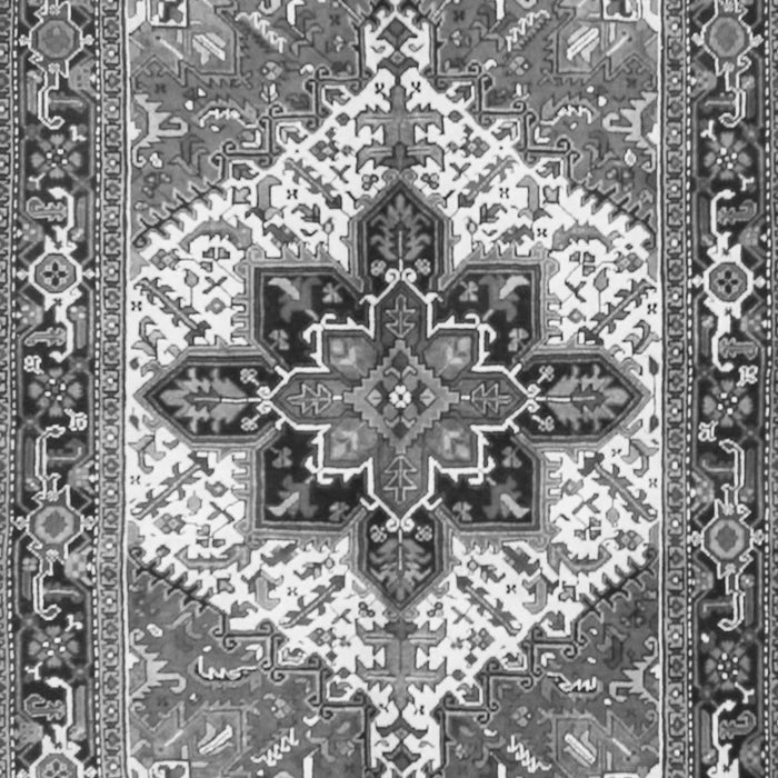 Serging Thickness of Machine Washable Persian Gray Traditional Rug, wshtr2940gry