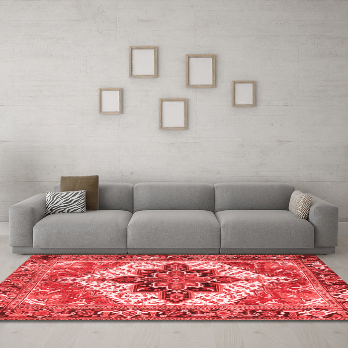Traditional Red Washable Rugs