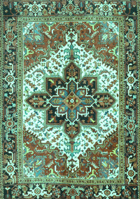 Persian Turquoise Traditional Rug, tr2940turq