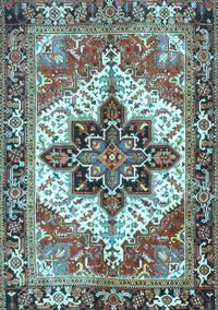 Persian Light Blue Traditional Rug, tr2940lblu