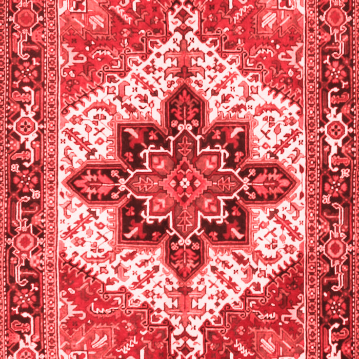 Machine Washable Persian Red Traditional Rug, wshtr2940red