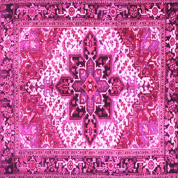 Square Persian Pink Traditional Rug, tr2940pnk