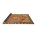 Sideview of Traditional Mahogany Brown Persian Rug, tr2941