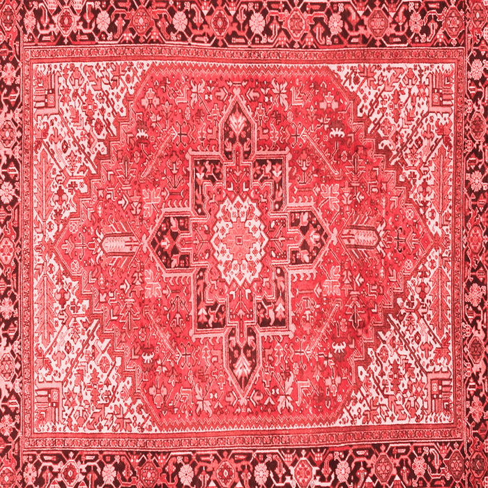 Machine Washable Persian Red Traditional Rug, wshtr2941red