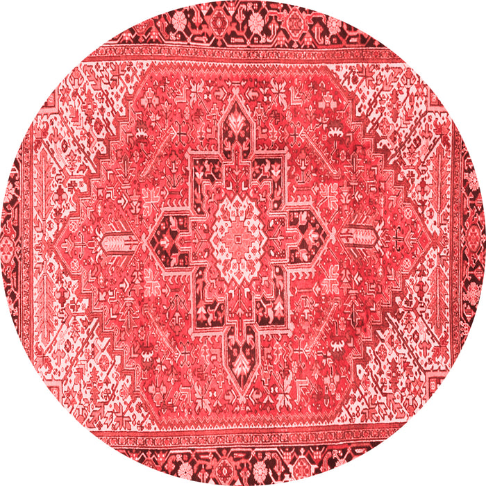 Machine Washable Persian Red Traditional Rug, wshtr2941red