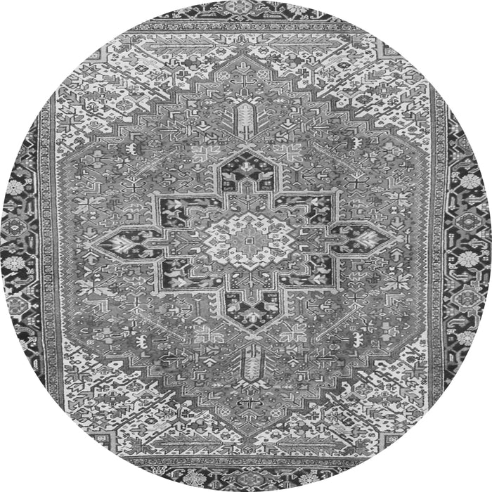 Square Persian Gray Traditional Rug, tr2941gry