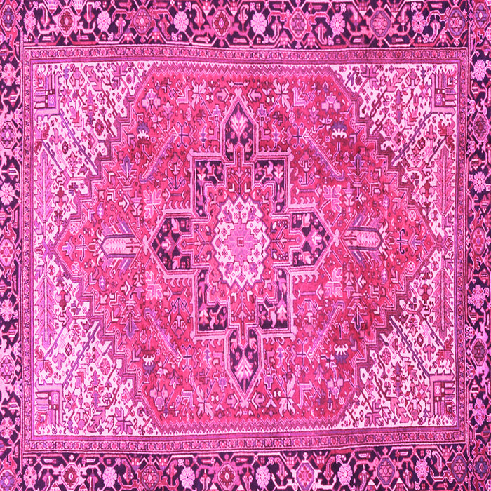 Square Persian Pink Traditional Rug, tr2941pnk