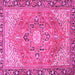 Square Persian Pink Traditional Rug, tr2941pnk