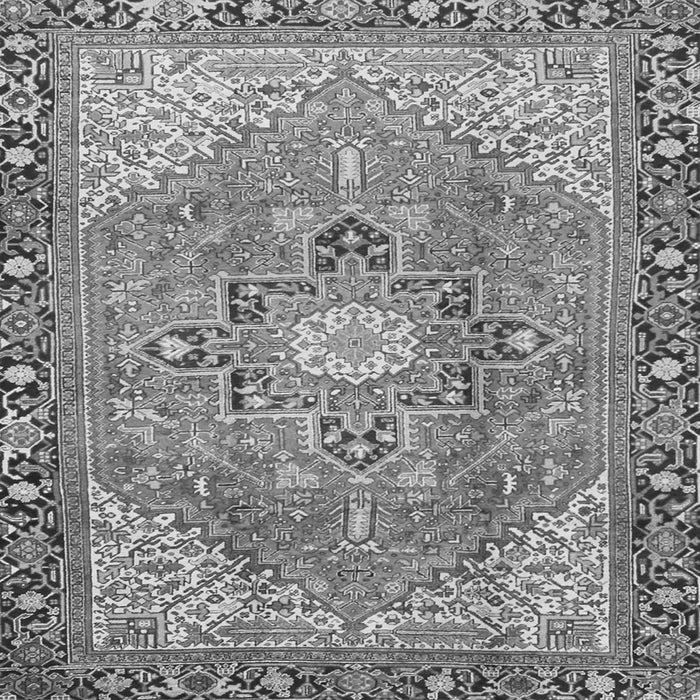 Serging Thickness of Persian Gray Traditional Rug, tr2941gry