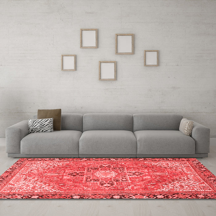 Traditional Red Washable Rugs