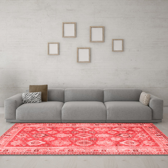 Traditional Red Washable Rugs