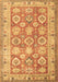 Machine Washable Oriental Brown Traditional Rug, wshtr2942brn