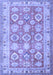 Machine Washable Oriental Blue Traditional Rug, wshtr2942blu