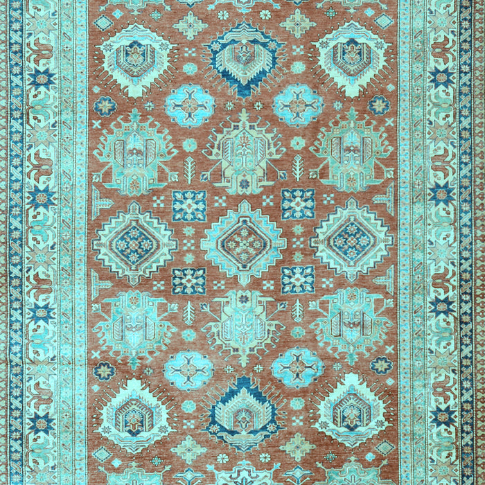 Oriental Light Blue Traditional Rug, tr2942lblu