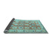 Sideview of Oriental Light Blue Traditional Rug, tr2942lblu