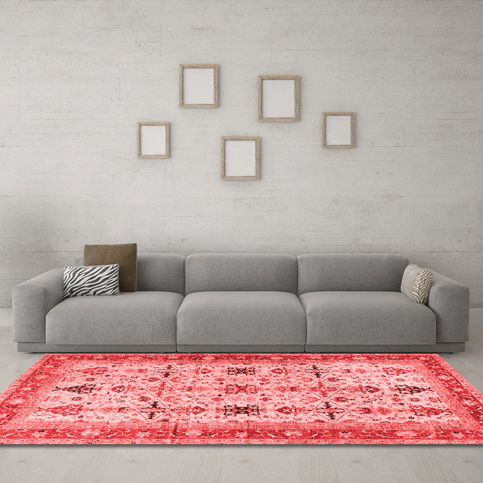 Traditional Red Washable Rugs