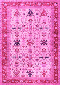 Oriental Pink Traditional Rug, tr2943pnk