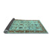 Sideview of Oriental Light Blue Traditional Rug, tr2943lblu