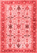 Oriental Red Traditional Area Rugs