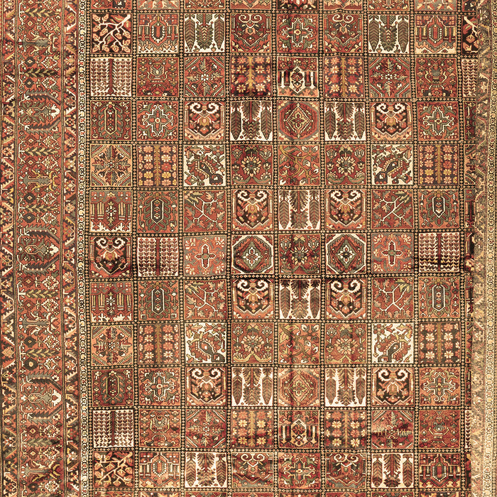 Machine Washable Persian Brown Traditional Rug, wshtr2944brn