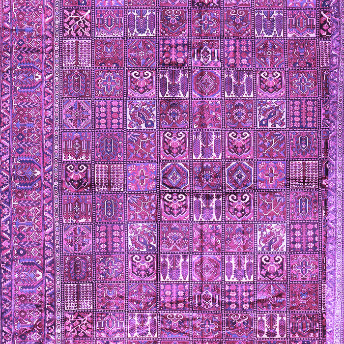 Machine Washable Persian Purple Traditional Area Rugs, wshtr2944pur