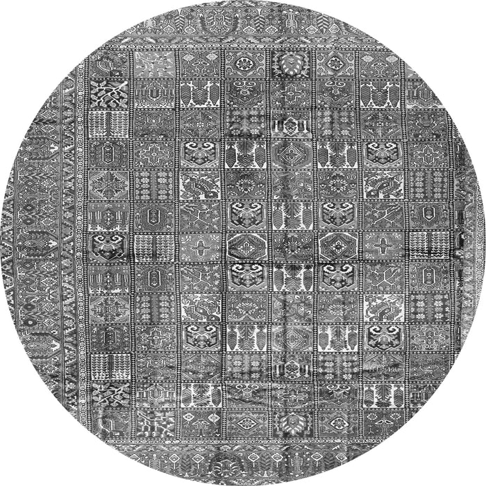 Machine Washable Persian Gray Traditional Rug, wshtr2944gry