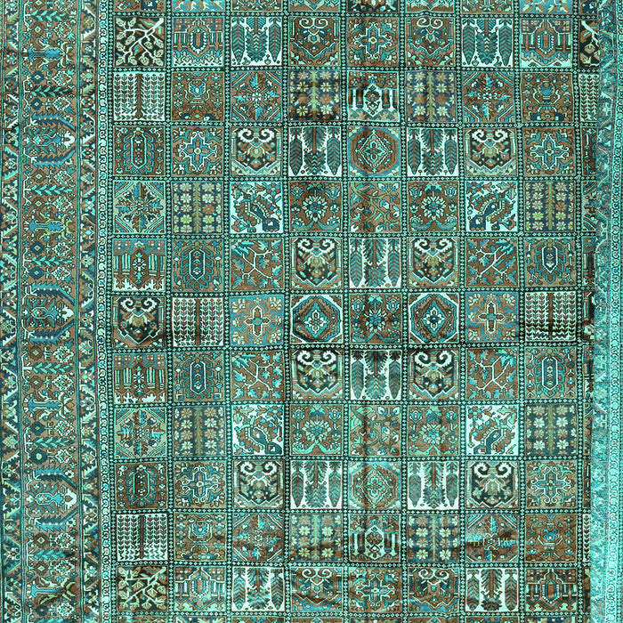 Machine Washable Persian Turquoise Traditional Area Rugs, wshtr2944turq