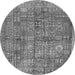 Square Persian Gray Traditional Rug, tr2944gry