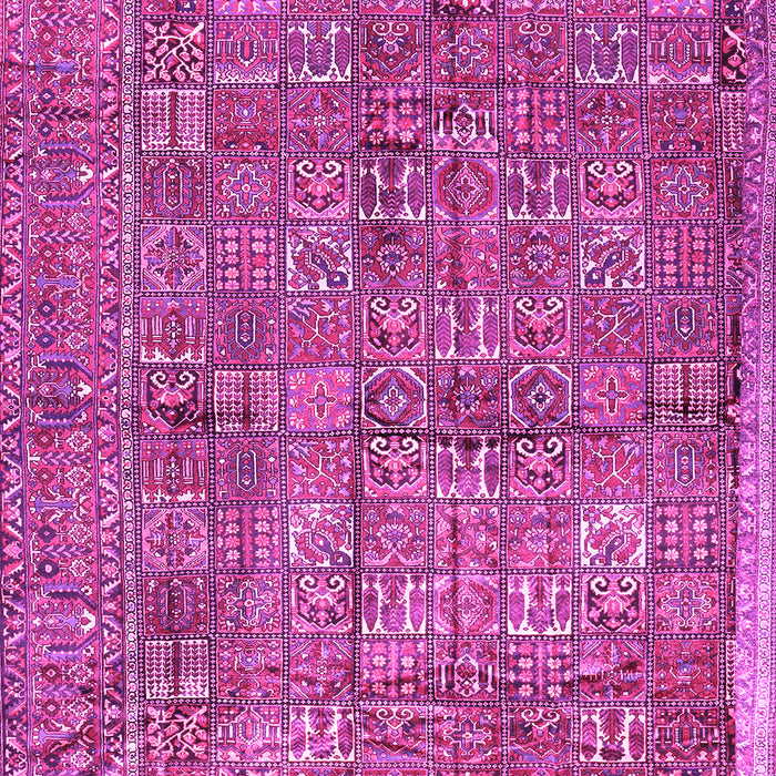 Machine Washable Persian Pink Traditional Rug, wshtr2944pnk