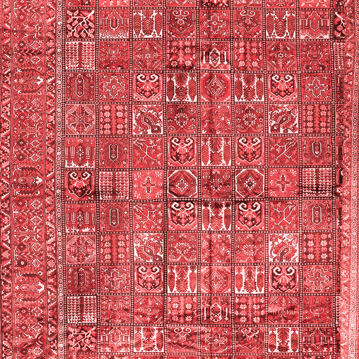 Machine Washable Persian Red Traditional Rug, wshtr2944red
