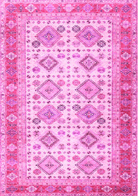 Oriental Pink Traditional Rug, tr2945pnk