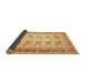 Sideview of Oriental Brown Traditional Rug, tr2945brn