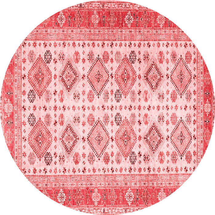 Machine Washable Oriental Red Traditional Rug, wshtr2945red