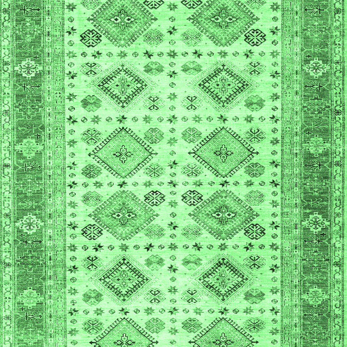 Oriental Emerald Green Traditional Rug, tr2945emgrn