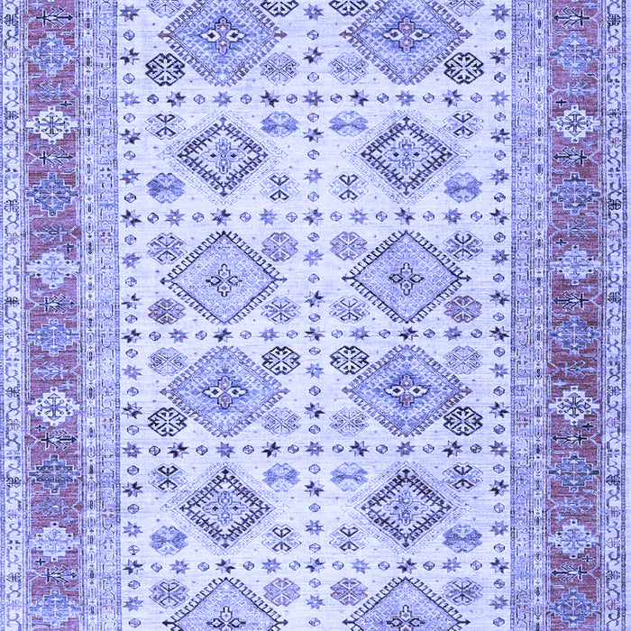 Machine Washable Oriental Blue Traditional Rug, wshtr2945blu
