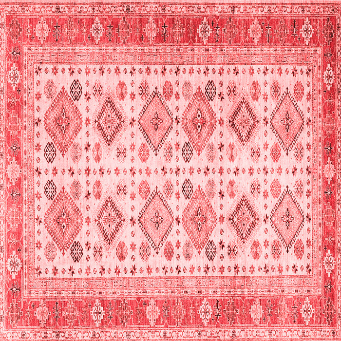 Machine Washable Oriental Red Traditional Rug, wshtr2945red