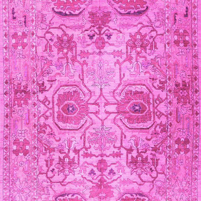 Machine Washable Persian Pink Traditional Rug, wshtr2946pnk